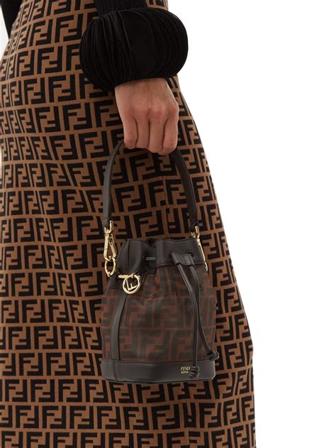 fendi mon tresor brown|Fendi Mon Tresor Brown Leather Mini.